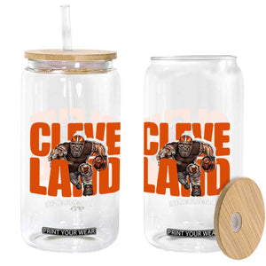 CFBB Midwest Football Player Gift Glass Can TS12 Print Your Wear