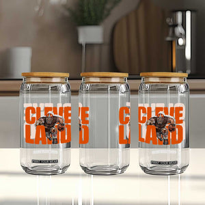CFBB Midwest Football Player Gift Glass Can TS12 Print Your Wear