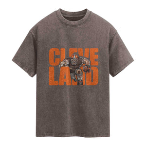 CFBB Midwest Football Player Gift Washed Cotton T-Shirt