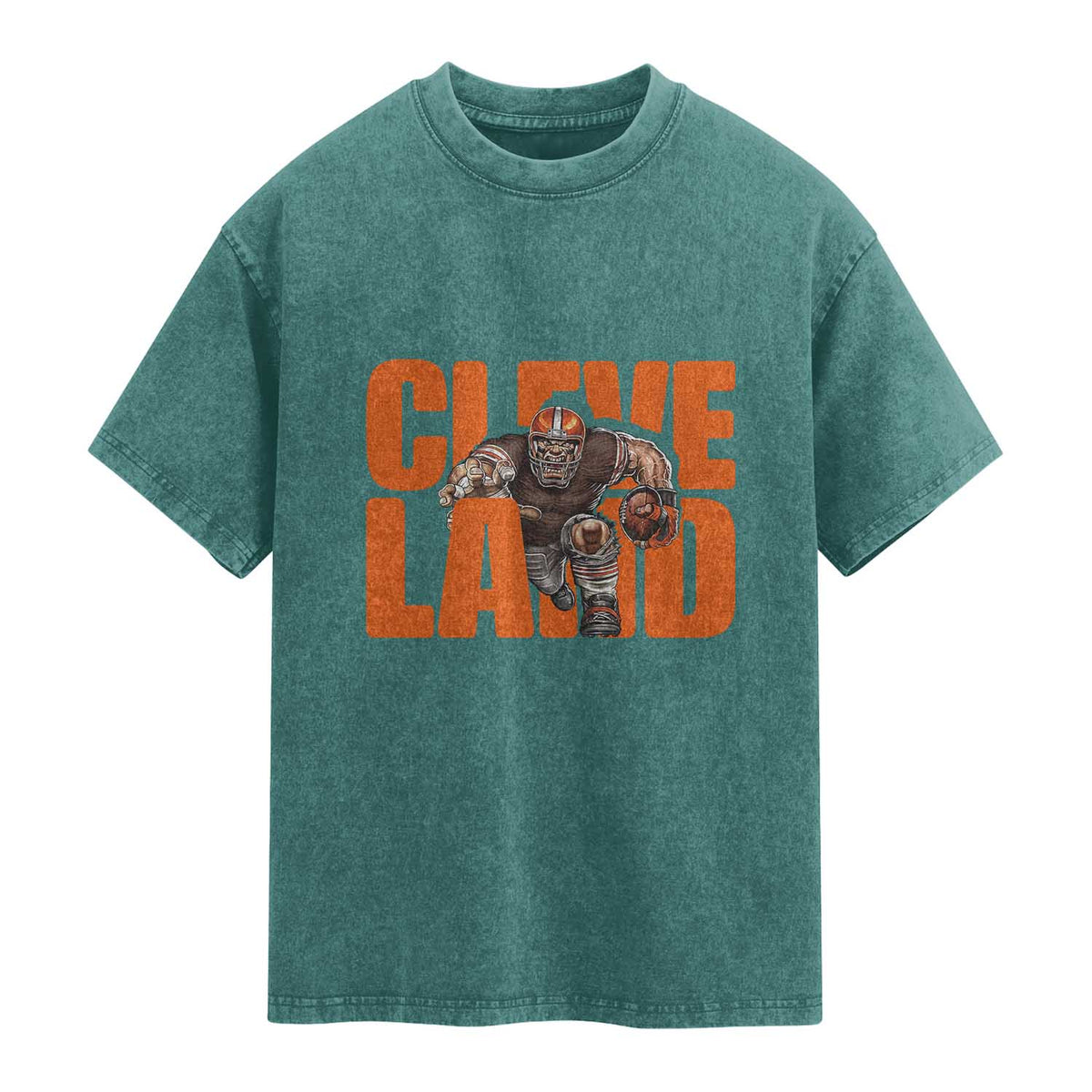 CFBB Midwest Football Player Gift Washed Cotton T-Shirt