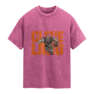CFBB Midwest Football Player Gift Washed Cotton T-Shirt