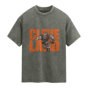CFBB Midwest Football Player Gift Washed Cotton T-Shirt