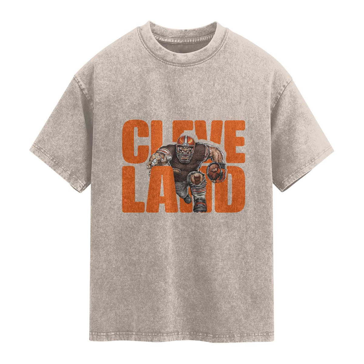 CFBB Midwest Football Player Gift Washed Cotton T-Shirt