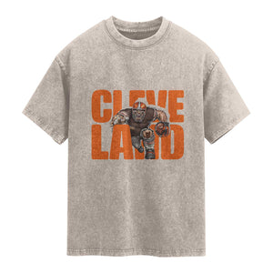 CFBB Midwest Football Player Gift Washed Cotton T-Shirt