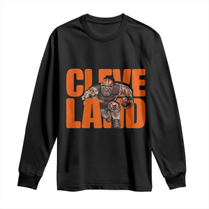 CFBB Midwest Football Player Gift Long Sleeve Shirt TS12 Black Print Your Wear