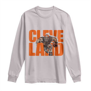 CFBB Midwest Football Player Gift Long Sleeve Shirt TS12 Ice Gray Print Your Wear