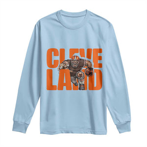 CFBB Midwest Football Player Gift Long Sleeve Shirt TS12 Light Blue Print Your Wear