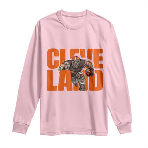 CFBB Midwest Football Player Gift Long Sleeve Shirt TS12 Light Pink Print Your Wear