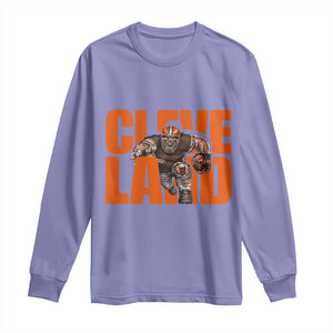 CFBB Midwest Football Player Gift Long Sleeve Shirt TS12 Violet Print Your Wear