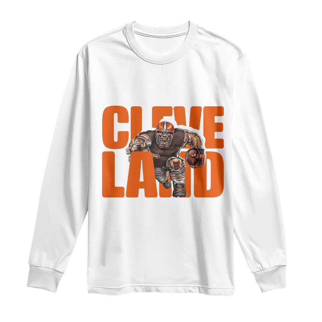 CFBB Midwest Football Player Gift Long Sleeve Shirt TS12 White Print Your Wear