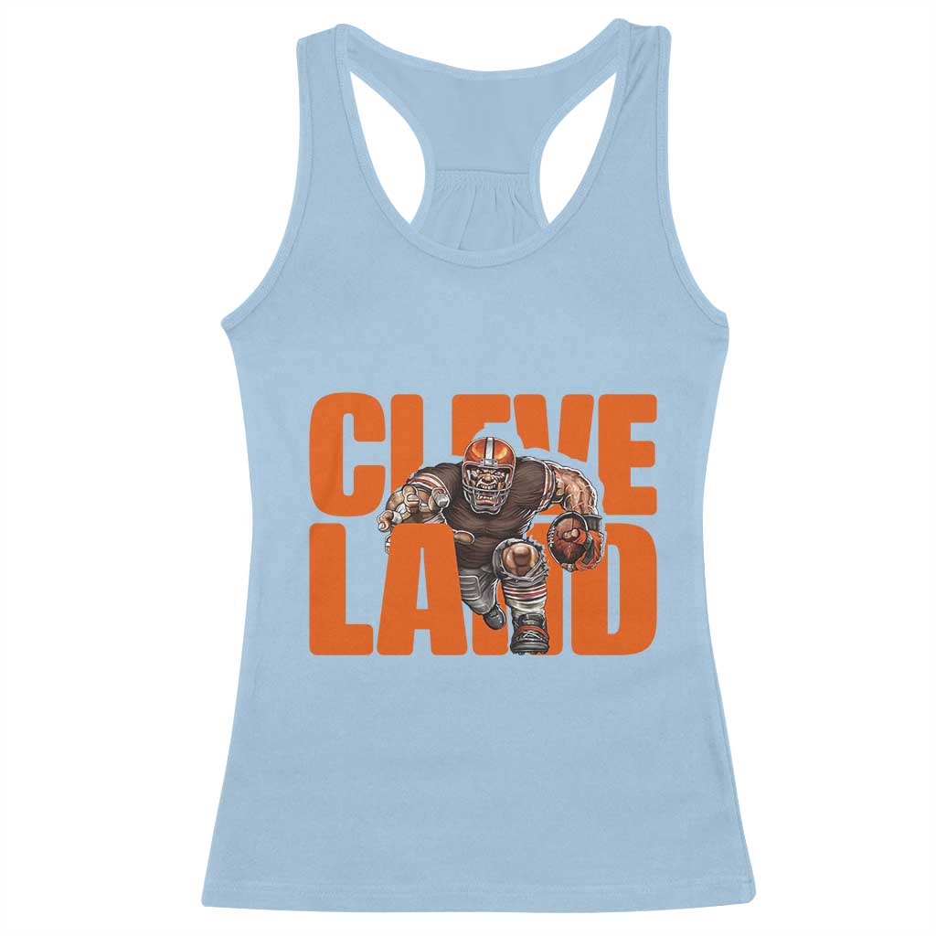 CFBB Midwest Football Player Gift Racerback Tank Top TS12 Light Blue Print Your Wear