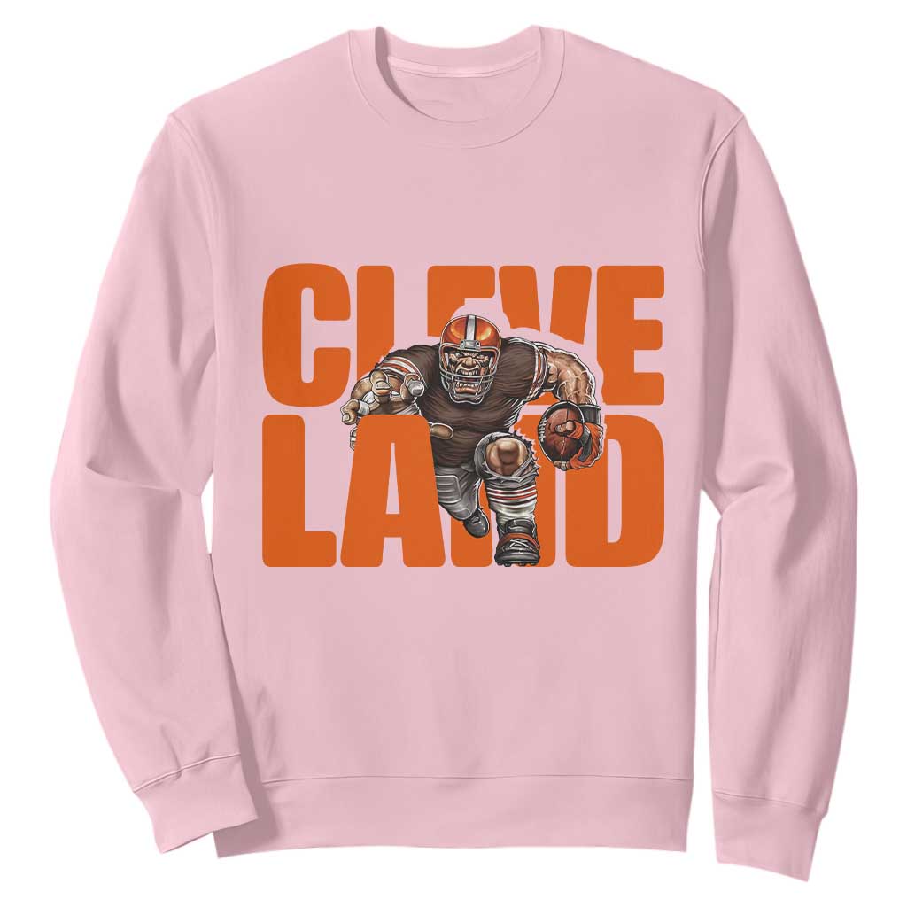 CFBB Midwest Football Player Gift Sweatshirt TS12 Light Pink Print Your Wear