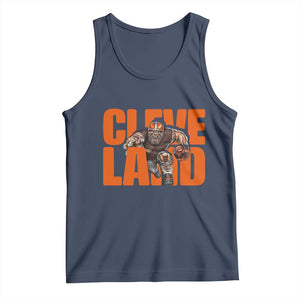 CFBB Midwest Football Player Gift Tank Top TS12 Navy Print Your Wear