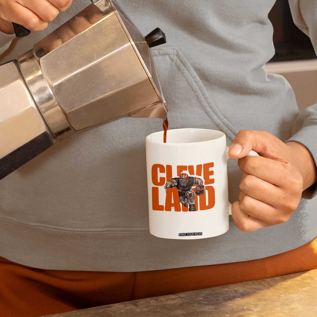 CFBB Midwest Football Player Gift Coffee Mug TS12 Print Your Wear