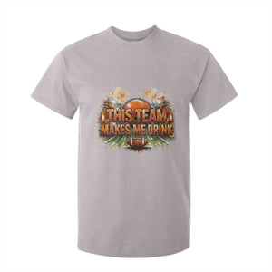 This Team Makes Me Drink T Shirt For Kid CFBB Fan Gift TS12 Ice Gray Print Your Wear