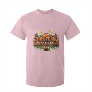 This Team Makes Me Drink T Shirt For Kid CFBB Fan Gift TS12 Light Pink Print Your Wear