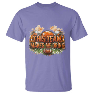 This Team Makes Me Drink T Shirt CFBB Fan Gift TS12 Violet Print Your Wear