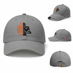 Midwest Football Lover Baseball Cap CFBB Fan Gift TS12 Baseball Cap Universal Fit Sport Gray Print Your Wear