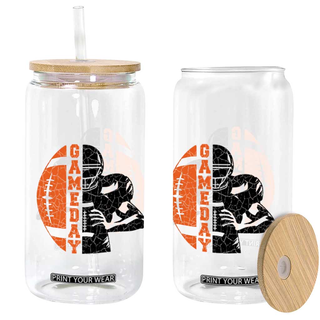 Midwest Football Lover Glass Can CFBB Fan Gift TS12 Print Your Wear