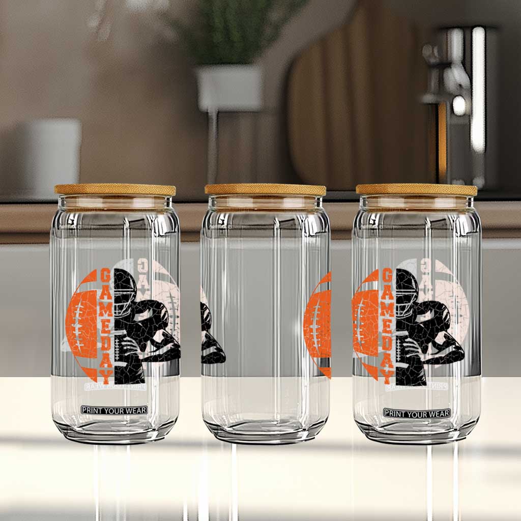 Midwest Football Lover Glass Can CFBB Fan Gift TS12 Print Your Wear