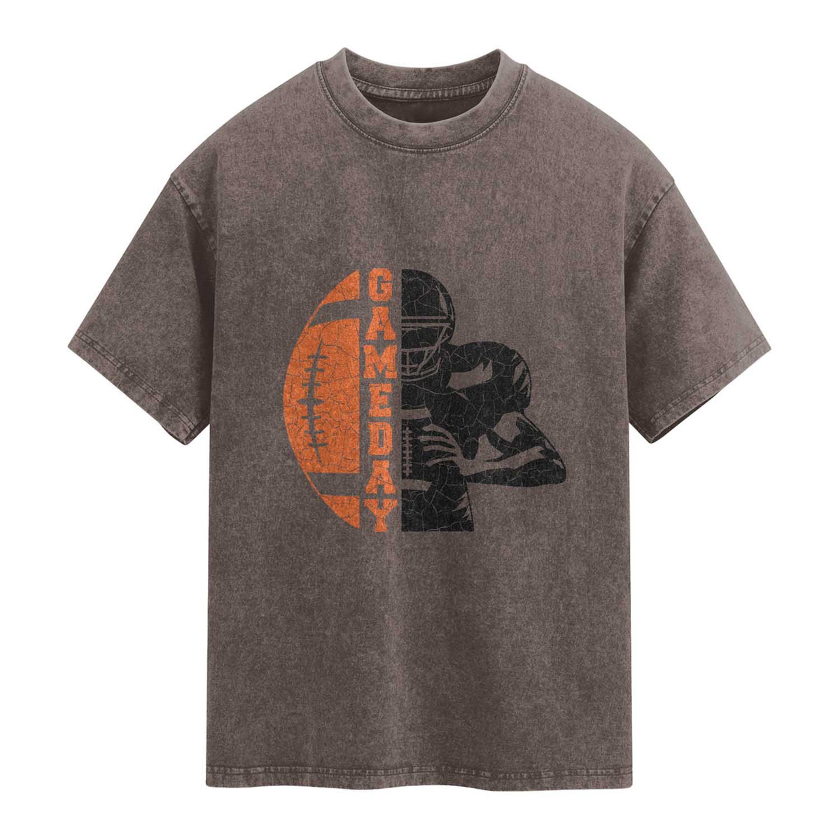Midwest Football Lover Washed Cotton T-Shirt CFBB Fan Gift