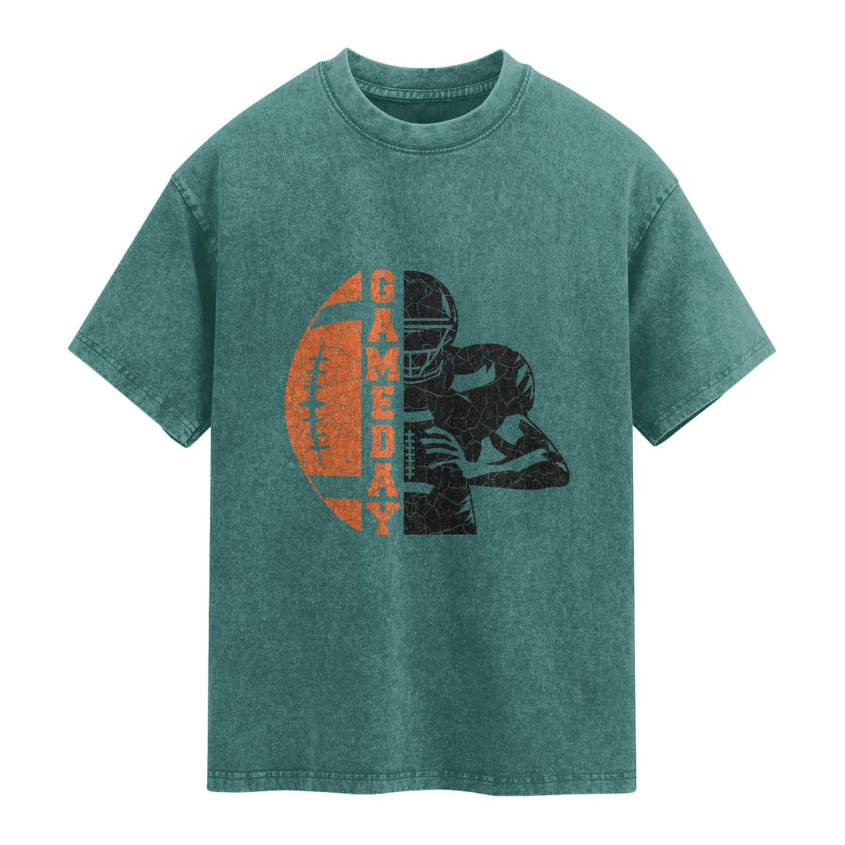 Midwest Football Lover Washed Cotton T-Shirt CFBB Fan Gift