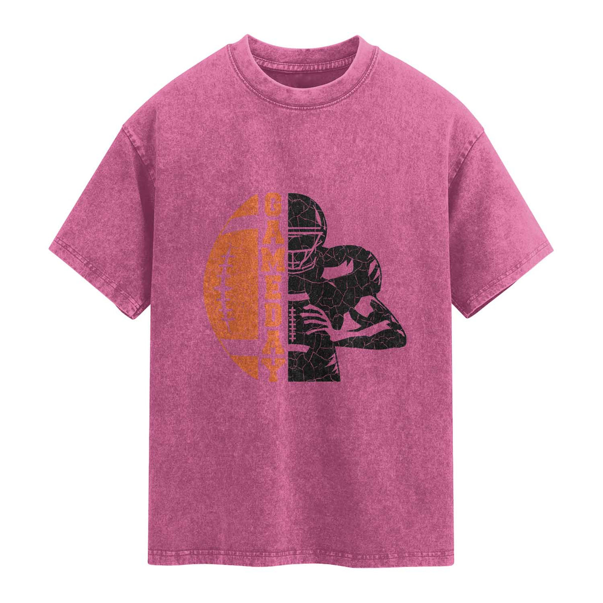 Midwest Football Lover Washed Cotton T-Shirt CFBB Fan Gift
