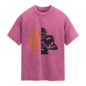 Midwest Football Lover Washed Cotton T-Shirt CFBB Fan Gift