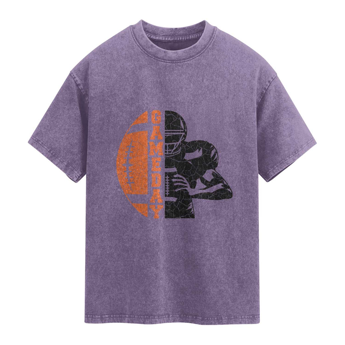 Midwest Football Lover Washed Cotton T-Shirt CFBB Fan Gift