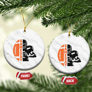 Midwest Football Lover Ceramic Ornament CFBB Fan Gift TS12 1pc White Marble Print Your Wear