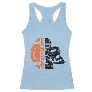 Midwest Football Lover Racerback Tank Top CFBB Fan Gift TS12 Light Blue Print Your Wear