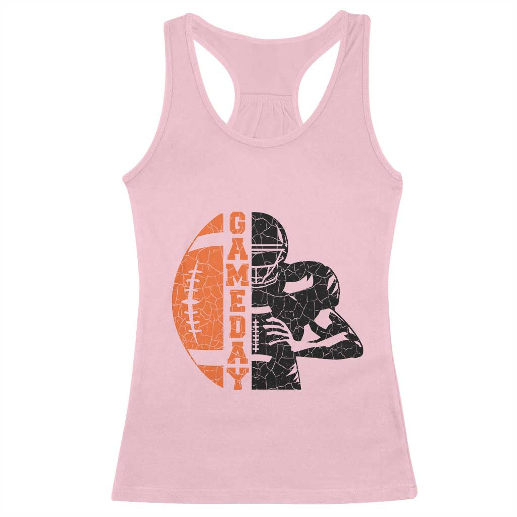 Midwest Football Lover Racerback Tank Top CFBB Fan Gift TS12 Light Pink Print Your Wear
