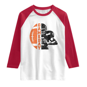 Midwest Football Lover Raglan Shirt CFBB Fan Gift TS12 White Red Print Your Wear