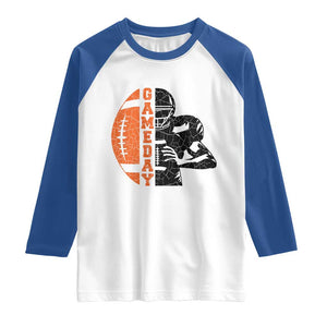 Midwest Football Lover Raglan Shirt CFBB Fan Gift TS12 White Royal Print Your Wear