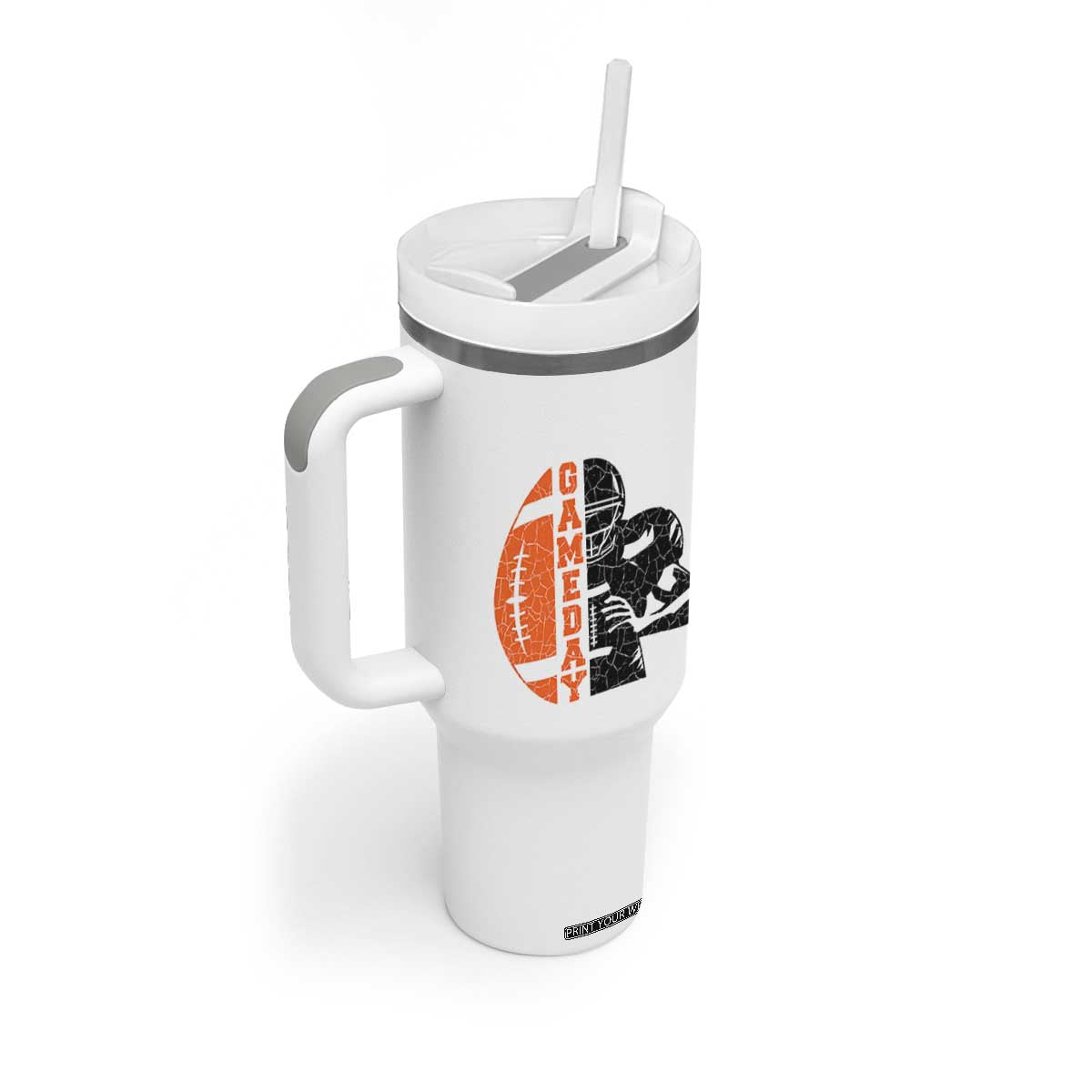 Midwest Football Lover Tumbler With Handle CFBB Fan Gift TS12 Print Your Wear