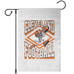 Funny Skeleton Dark Football Garden Flag CFBB Fan Gift TS12 Black Print Your Wear