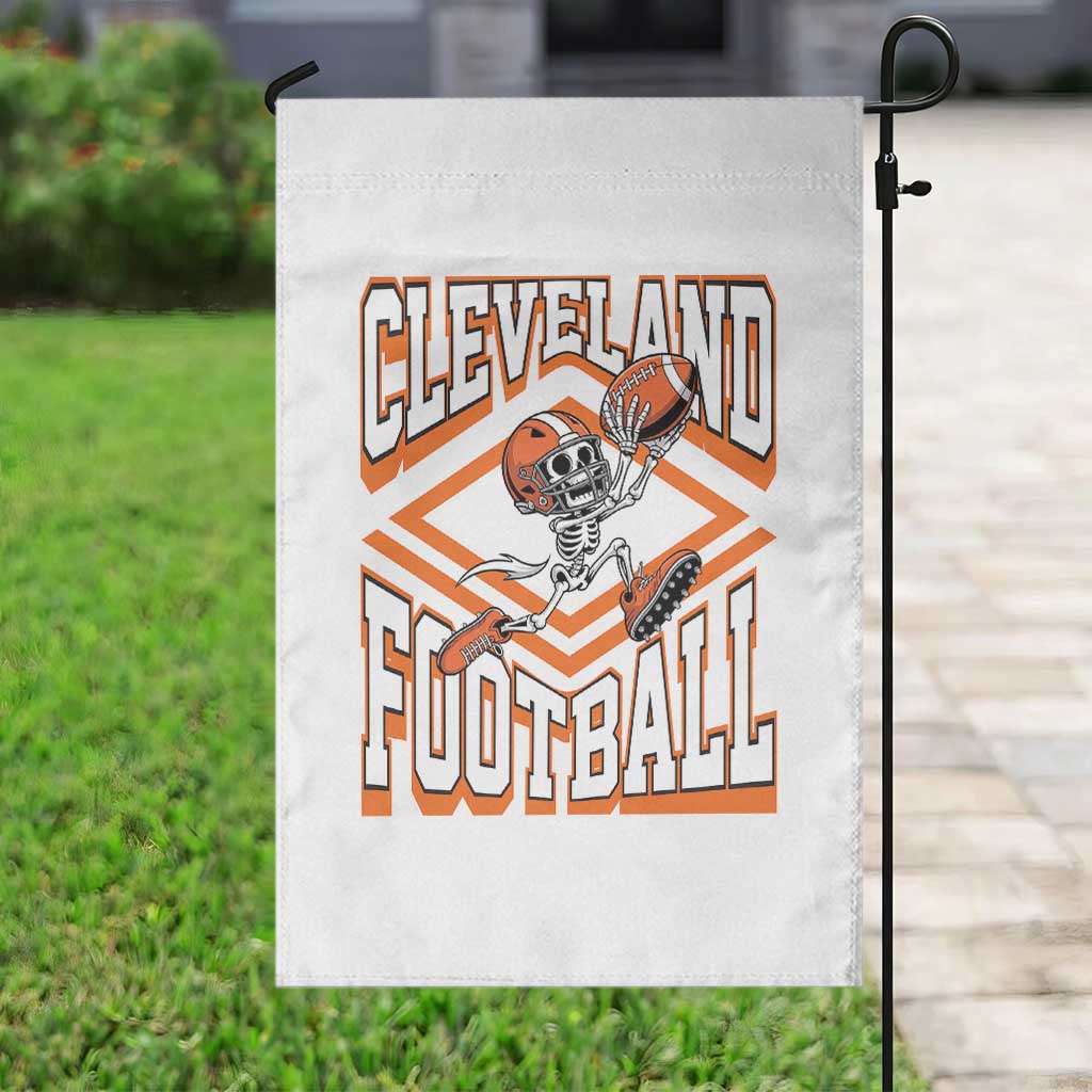 Funny Skeleton Dark Football Garden Flag CFBB Fan Gift TS12 Print Your Wear
