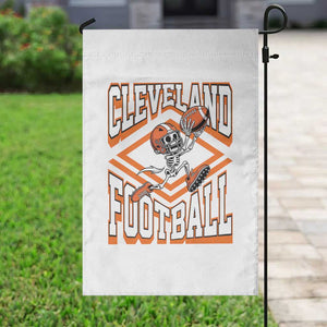 Funny Skeleton Dark Football Garden Flag CFBB Fan Gift TS12 Print Your Wear