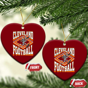 Funny Skeleton Dark Football Ceramic Ornament CFBB Fan Gift TS12 Print Your Wear