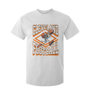 Funny Skeleton Dark Football T Shirt For Kid CFBB Fan Gift TS12 White Print Your Wear