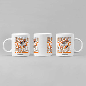 Funny Skeleton Dark Football Coffee Mug CFBB Fan Gift TS12 Print Your Wear