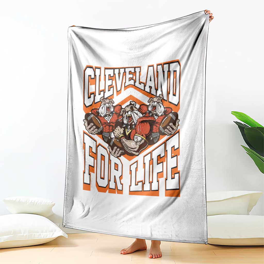 Cleveland For Life Throw Blanket CFBB Fan Gift TS12 Print Your Wear
