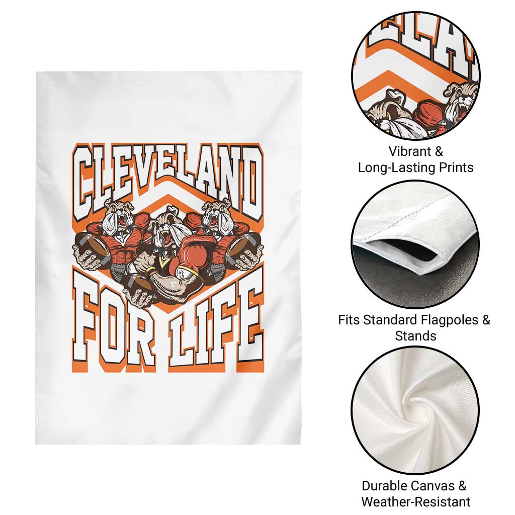 Cleveland For Life Garden Flag CFBB Fan Gift TS12 Print Your Wear