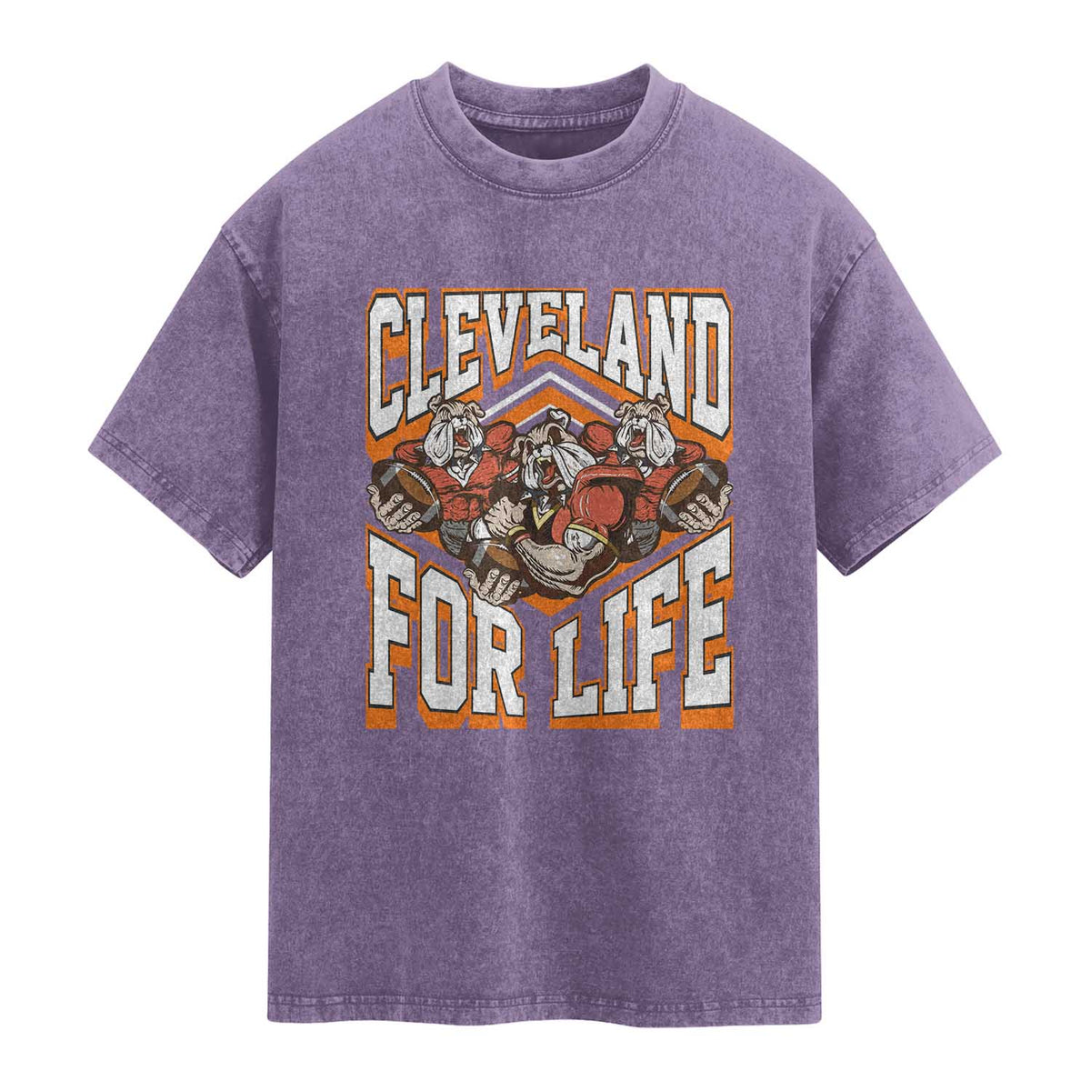 Cleveland For Life Washed Cotton T-Shirt CFBB Fan Gift