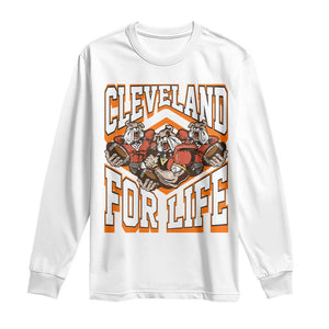 Cleveland For Life Long Sleeve Shirt CFBB Fan Gift TS12 White Print Your Wear