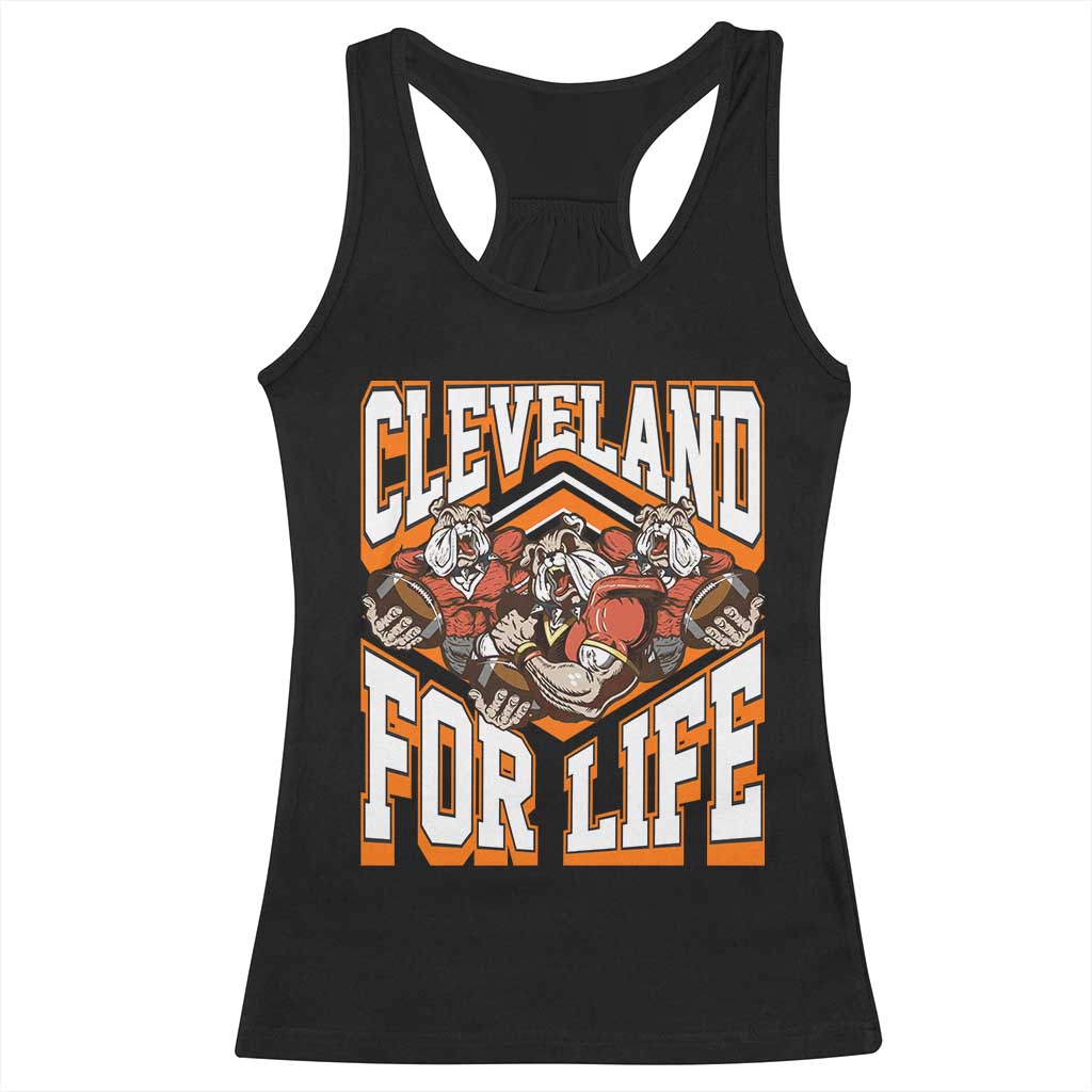 Cleveland For Life Racerback Tank Top CFBB Fan Gift TS12 Black Print Your Wear