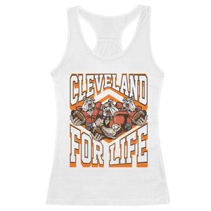 Cleveland For Life Racerback Tank Top CFBB Fan Gift TS12 White Print Your Wear