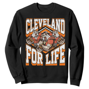 Cleveland For Life Sweatshirt CFBB Fan Gift TS12 Black Print Your Wear