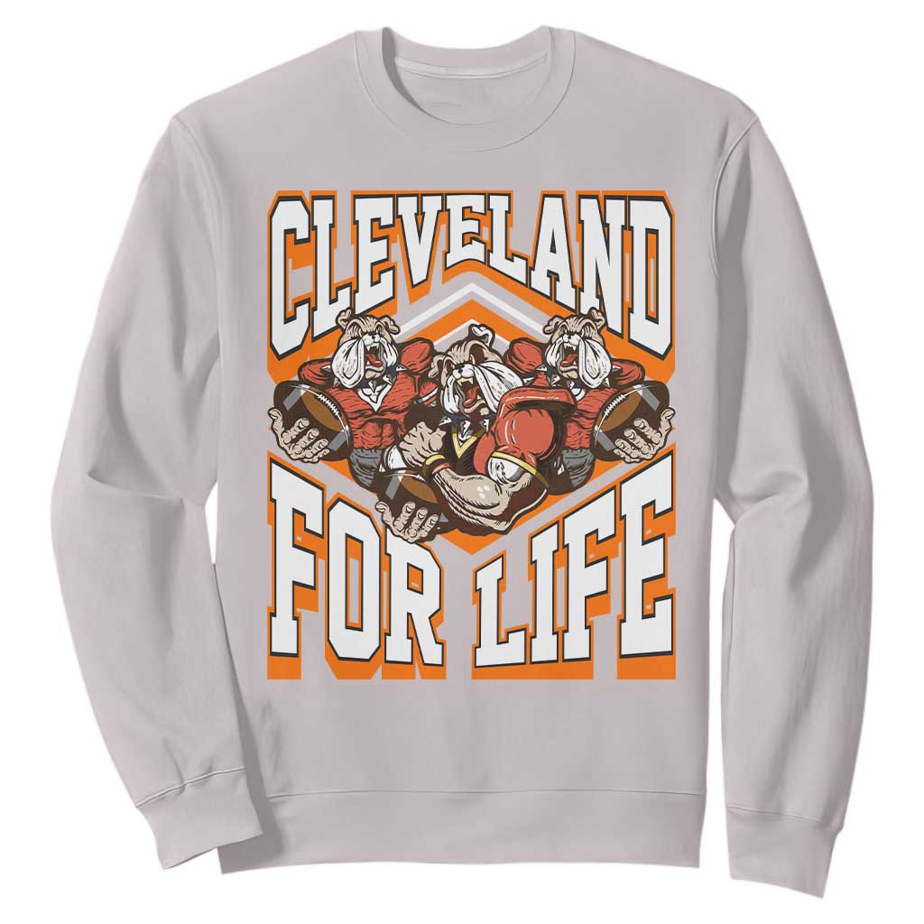 Cleveland For Life Sweatshirt CFBB Fan Gift TS12 Ice Gray Print Your Wear