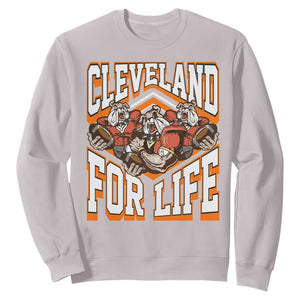 Cleveland For Life Sweatshirt CFBB Fan Gift TS12 Ice Gray Print Your Wear